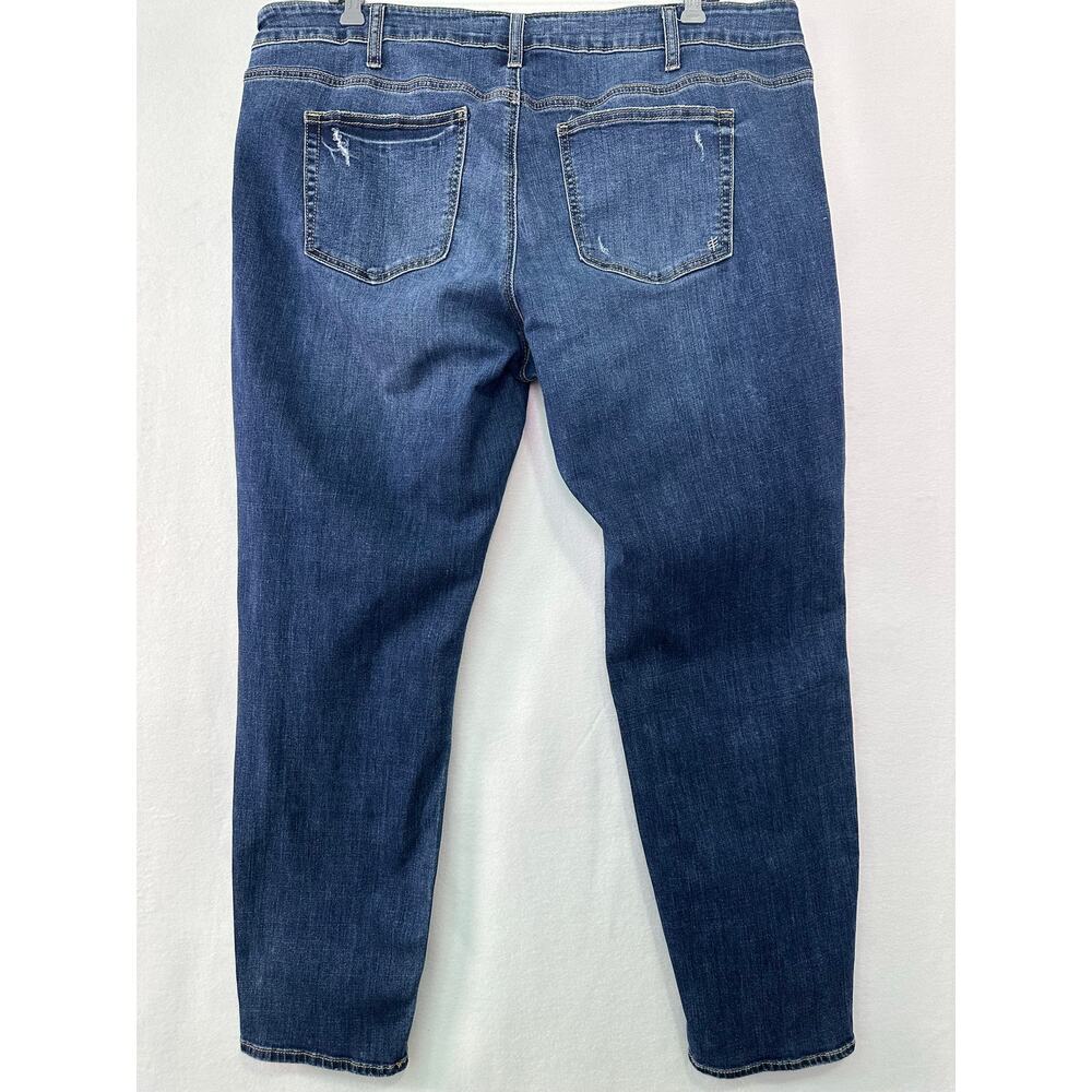 Silver Jeans Co. Boyfriend Distressed Stretch Jeans Women’s Plus Size 20W - Picture 2 of 12